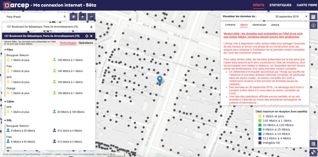 Ma connexion Internet détails Ma connexion Internet détails