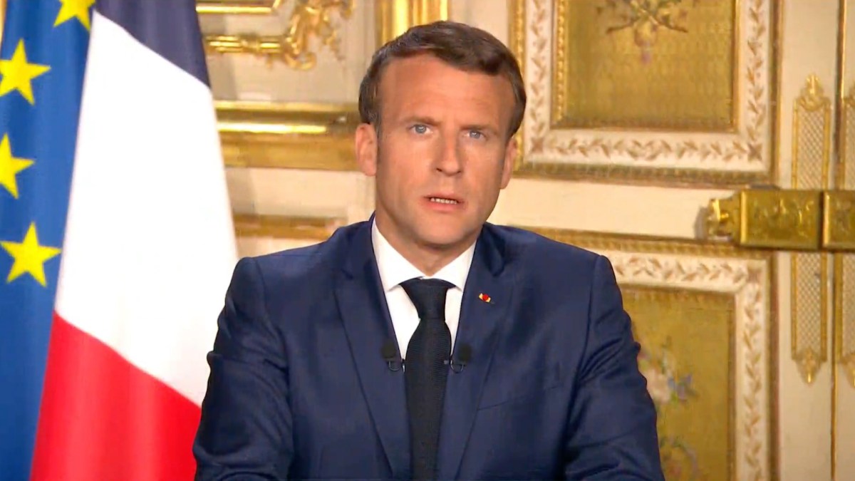Emmanuel Macron le 13 avril 2020 // Source : Numerama Emmanuel Macron le 13 avril 2020 // Source : Numerama