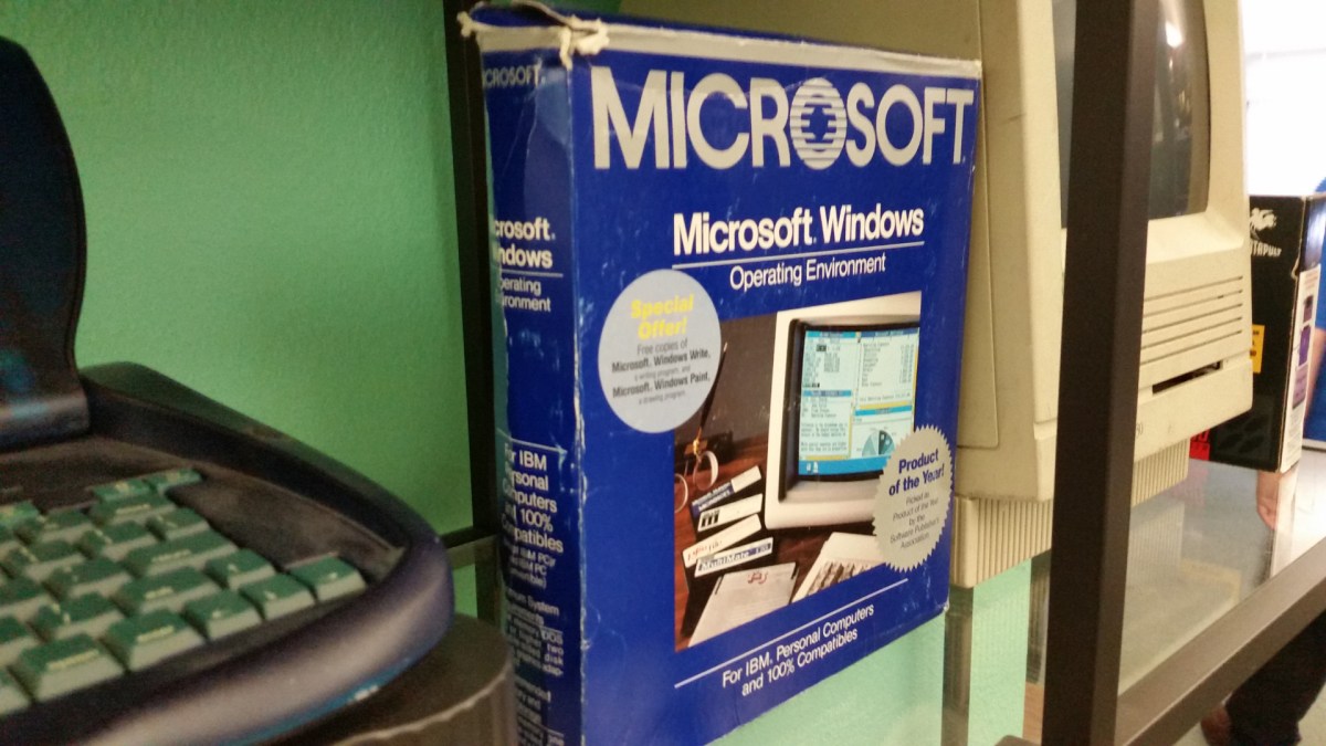 Microsoft Windows 1.0. // Source : Flickr/CC/Alex Handy Microsoft Windows 1.0. // Source : Flickr/CC/Alex Handy