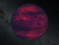 Vue d'artiste d'une naine brune. // Source : NASA/JPL-Caltech (photo recadrée)