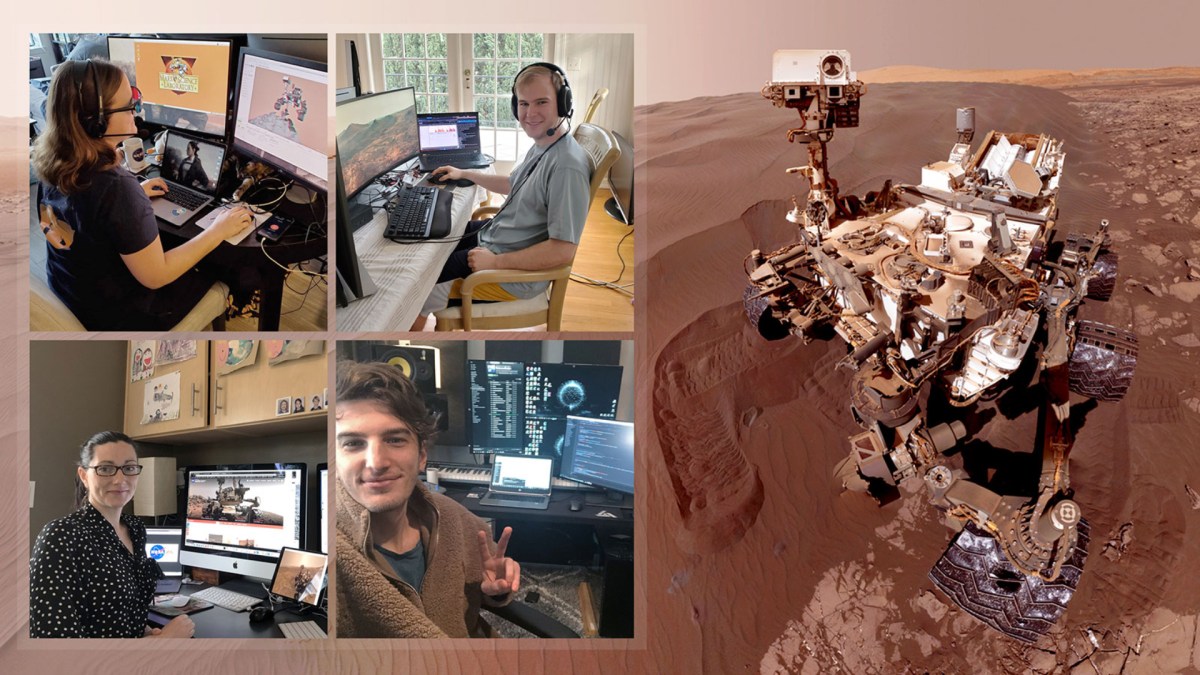 La Nasa continue de travailler sur la mission de Curiosity en télétravail. // Source : NASA/JPL-Caltech (photo recadrée) La Nasa continue de travailler sur la mission de Curiosity en télétravail. // Source : NASA/JPL-Caltech (photo recadrée)