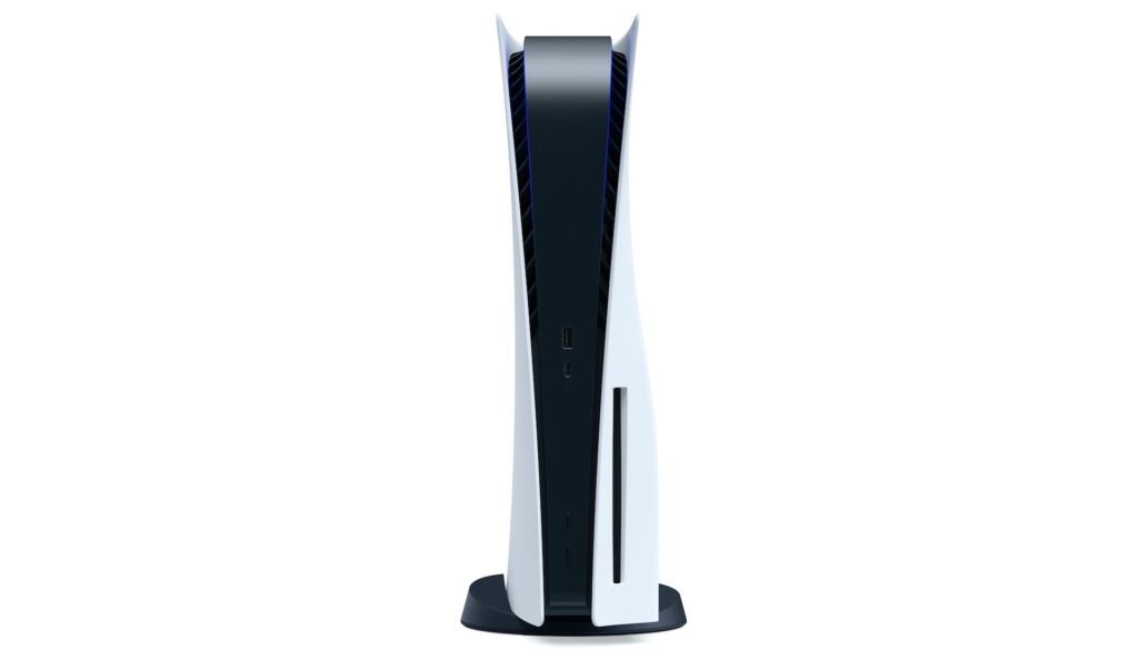 PS5 à la verticale // Source : Sony PS5 à la verticale // Source : Sony