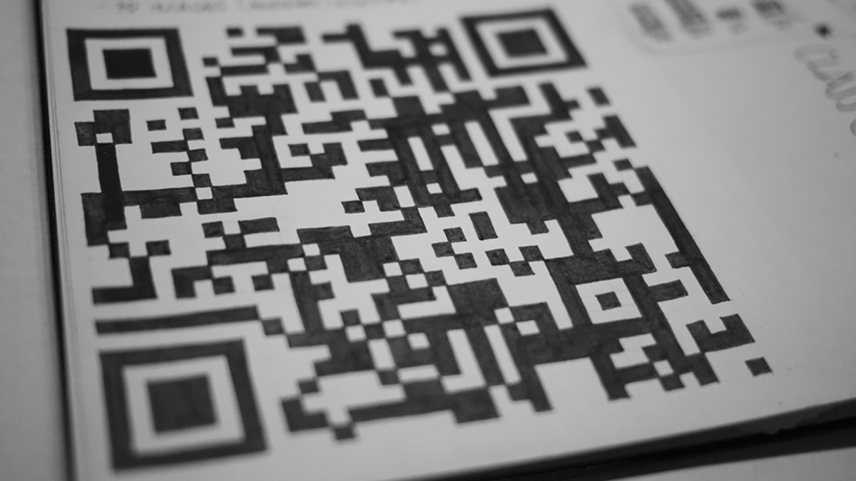 Un code QR. // Source : Lauren Manning Un code QR. // Source : Lauren Manning