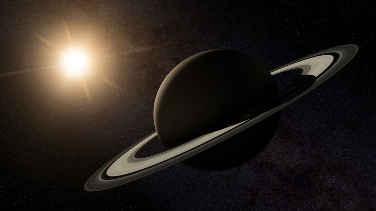 Vue d'artiste de Saturne. // Source : Flickr/CC/Kevin Gill (photo recadrée) Vue d'artiste de Saturne. // Source : Flickr/CC/Kevin Gill (photo recadrée)