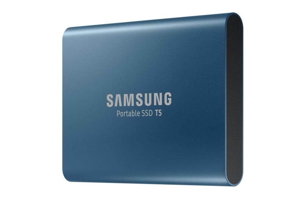 SSD Samsun T5 bleu num SSD Samsun T5 bleu num