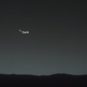 La Terre vue de Mars par Curiosity. // Source : NASA/JPL-Caltech/MSSS/TAMU (photo recadrée) La Terre vue de Mars par Curiosity. // Source : NASA/JPL-Caltech/MSSS/TAMU (photo recadrée)