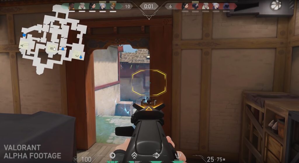 Capture d'écran de gameplay de Valorant // Source : YouTube/Valorant Capture d'écran de gameplay de Valorant // Source : YouTube/Valorant