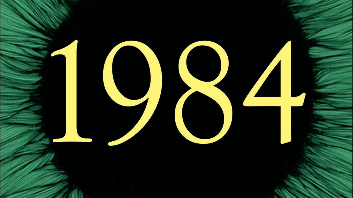 L'une des couvertures du livre 1984. L'une des couvertures du livre 1984.