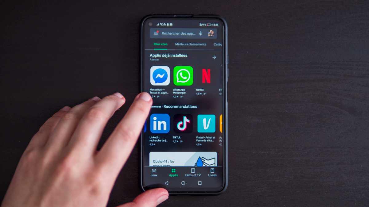 Heureusement, les pirates ne parviennent pas encore à contourner les sécurités du Google Play Store. // Source : Louise Audry pour Numerama Heureusement, les pirates ne parviennent pas encore à contourner les sécurités du Google Play Store. // Source : Louise Audry pour Numerama