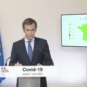 Olivier Véran et la carte finale // Source : Gouvernement Olivier Véran et la carte finale // Source : Gouvernement