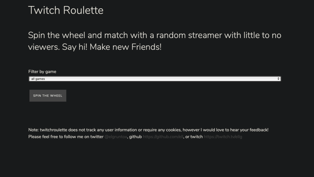 Twitch Roulette // Source : Capture d'écran