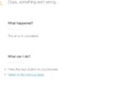 Le site « stopcovid.fr » est inactif // Source : Capture d'écran Numerama 