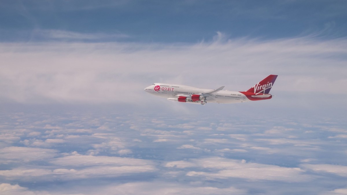 Cosmic Girl. // Source : Virgin Orbit (photo recadrée) Cosmic Girl. // Source : Virgin Orbit (photo recadrée)
