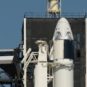 La capsule Crew Dragon au sommet de la Falcon 9. // Source : Flickr/CC/NASA HQ PHOTO (photo recadrée) La capsule Crew Dragon au sommet de la Falcon 9. // Source : Flickr/CC/NASA HQ PHOTO (photo recadrée)