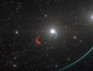 Le système triple HR 6819. // Source : ESO/L. Calçada (photo recadrée)