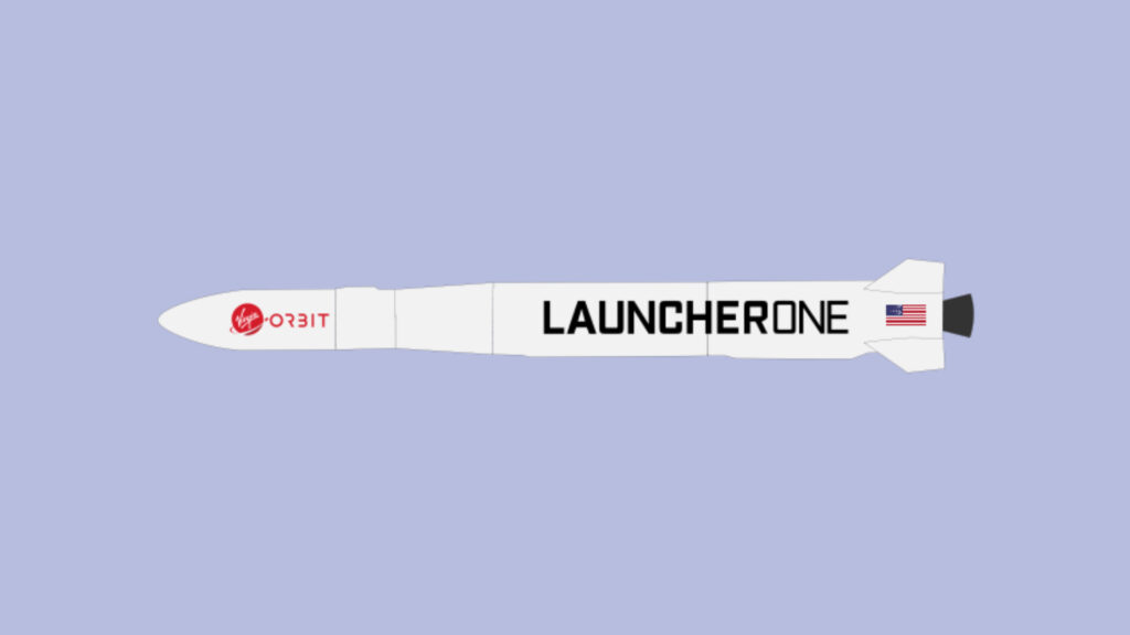 Schéma du LauncherOne. // Source : Wikimedia/CC/UnknownM1 (photo recadrée et modifié) Schéma du LauncherOne. // Source : Wikimedia/CC/UnknownM1 (photo recadrée et modifié)