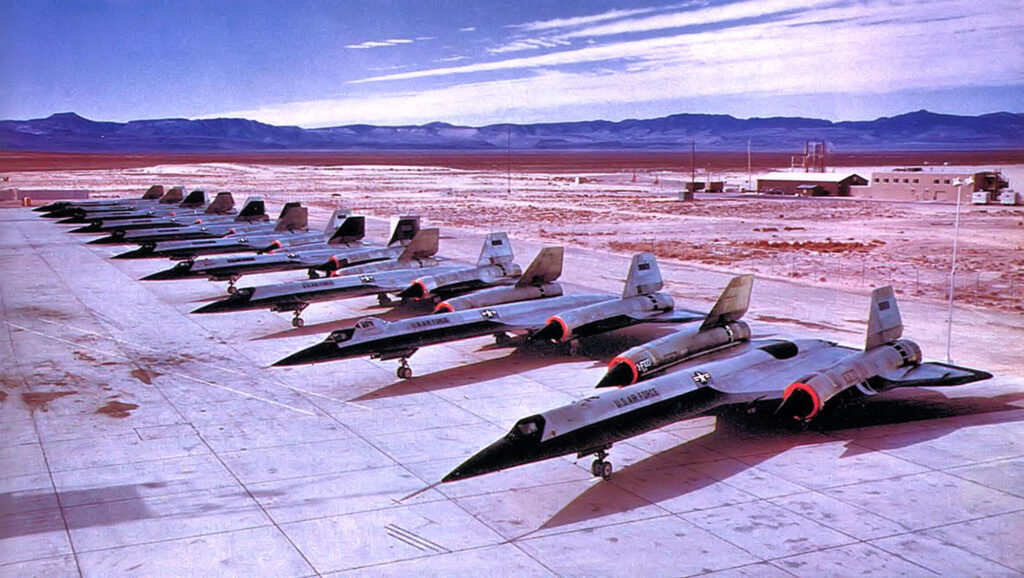 Lockheed A-12 Oxcart parking Lockheed A-12 Oxcart parking