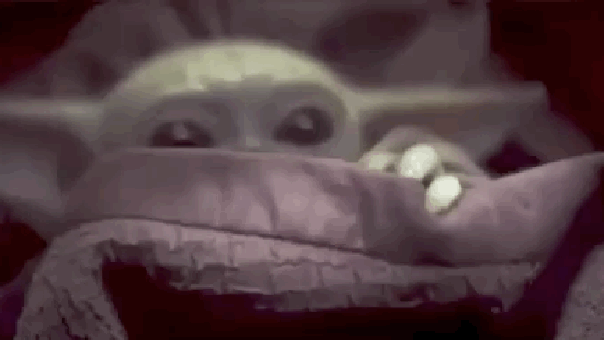 Gif Baby Yoda // Source : Disney Gif Baby Yoda // Source : Disney