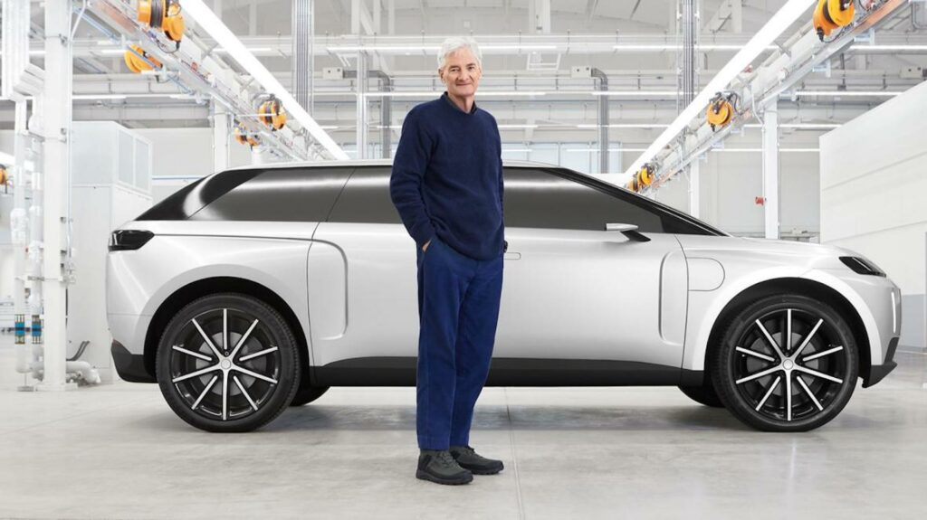 Voiture électrique Dyson // Source : Sunday Times Voiture électrique Dyson // Source : Sunday Times
