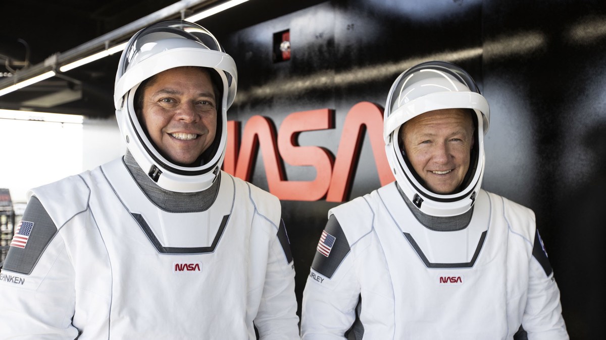 Robert Behnken et Douglas Hurley. // Source : SpaceX Robert Behnken et Douglas Hurley. // Source : SpaceX
