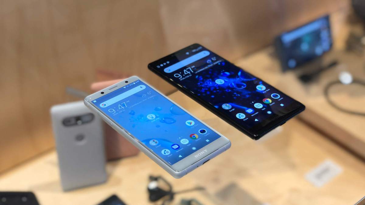 Sony Xperia XZ 2. // Source : Photo Numerama Sony Xperia XZ 2. // Source : Photo Numerama