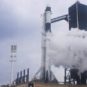 La fusée Falcon9 le 27 mai 2020. // Source : Capture d'écran YouTube Nasa