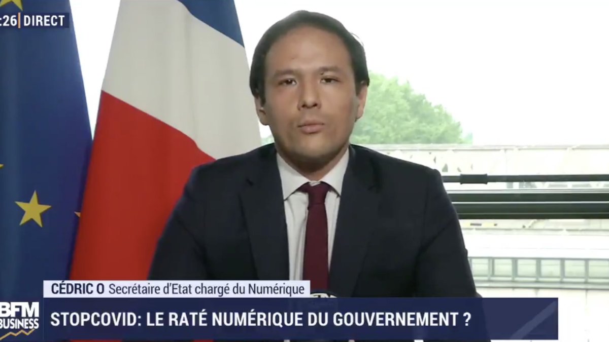 Cédric O // Source : BFM Éco Cédric O // Source : BFM Éco