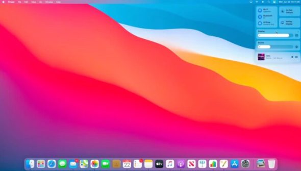Présentation de MacOS Big Sur // Source : Apple Présentation de MacOS Big Sur // Source : Apple