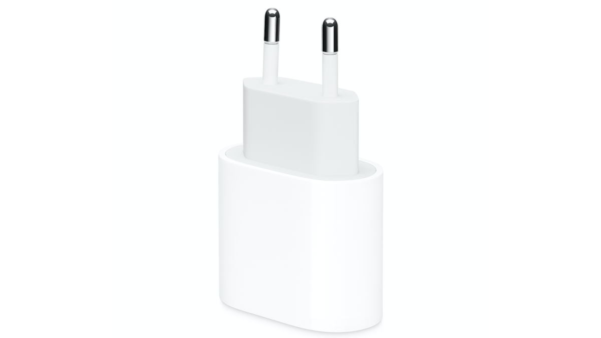 Chargeur 18W d'Apple // Source : Apple Chargeur 18W d'Apple // Source : Apple