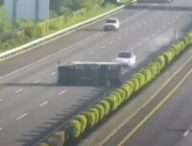 Accident Tesla Model 3 et camion // Source : Capture YouTube