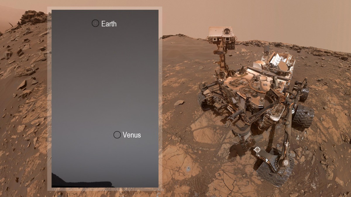 Vénus et la Terre vues par Curiosity. // Source : NASA/JPL-Caltech Vénus et la Terre vues par Curiosity. // Source : NASA/JPL-Caltech