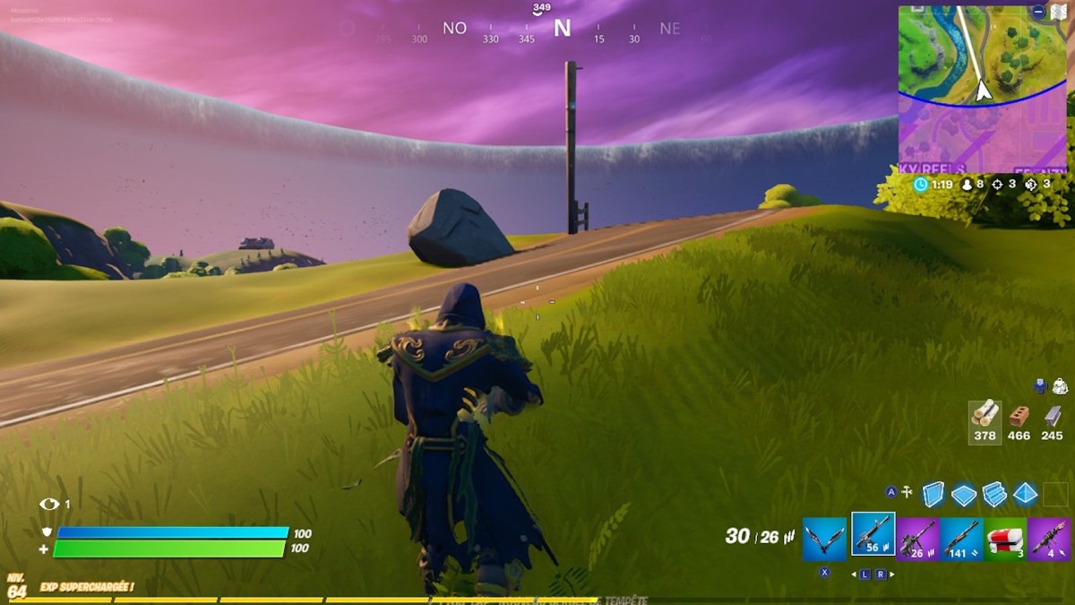 La tempête est désormais un Tsunami // Source : Capture d'écran Fortnite La tempête est désormais un Tsunami // Source : Capture d'écran Fortnite