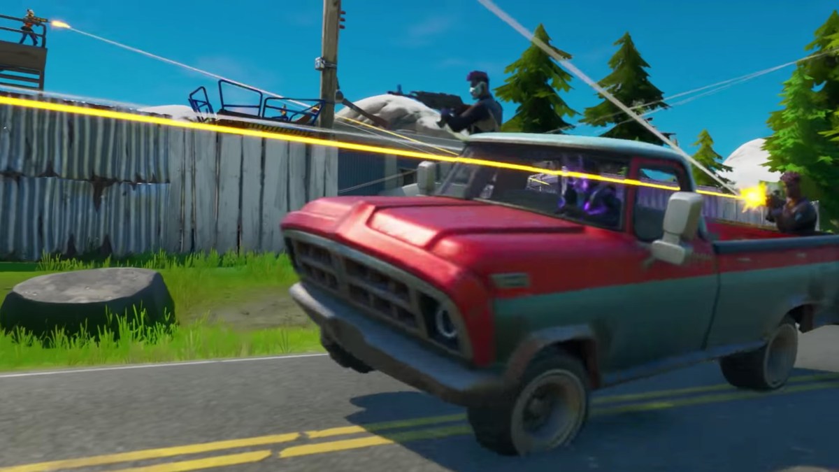 Des voitures dans Fortnite saison 3 // Source : YouTube/Fortnite Des voitures dans Fortnite saison 3 // Source : YouTube/Fortnite