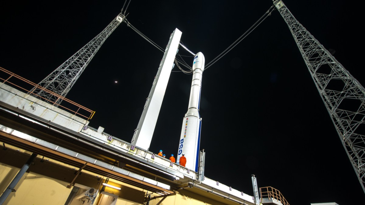Une fusée Vega. // Source : ESA_events Une fusée Vega. // Source : ESA_events