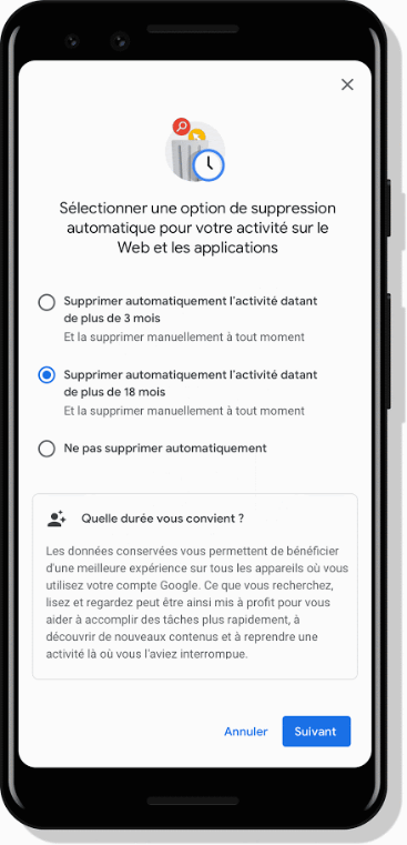 Google suppression automatique Google suppression automatique