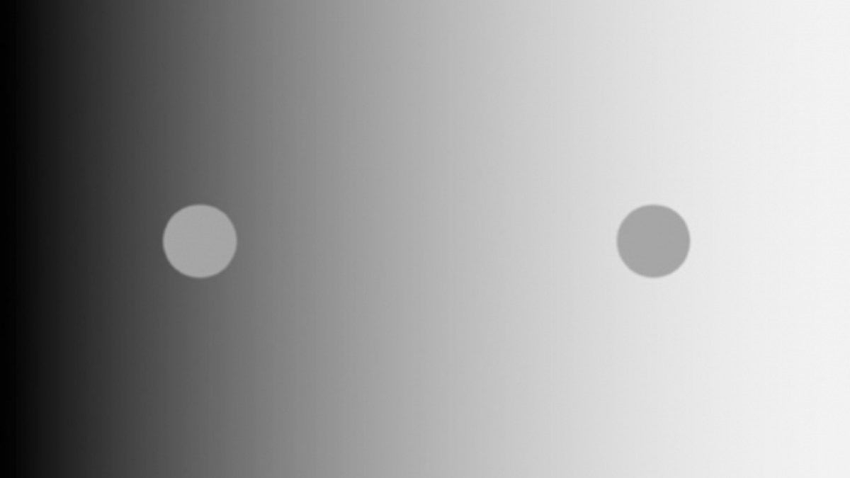 Une célèbre illusion d'optique qui joue sur les contrastes. // Source : MIT Une célèbre illusion d'optique qui joue sur les contrastes. // Source : MIT