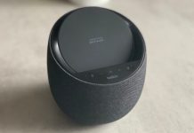 L'enceinte connectée Belkin SoundForm Elite // Source : Maxime Claudel pour Numerama L'enceinte connectée Belkin SoundForm Elite // Source : Maxime Claudel pour Numerama