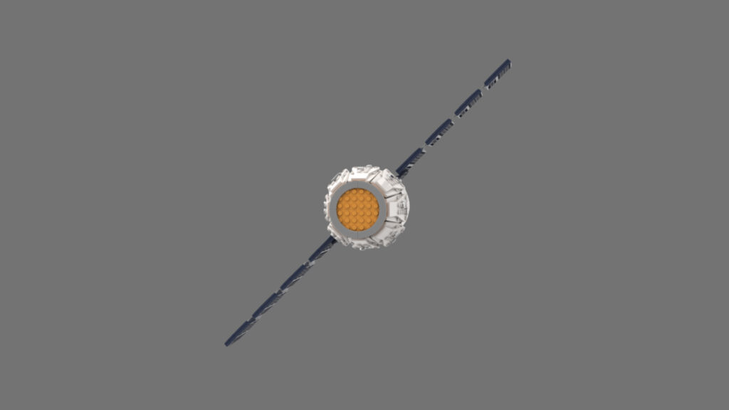 Le projet de capsule SpaceX Dragon 1 en Lego. // Source : Lego Ideas/BooCrackers12 Le projet de capsule SpaceX Dragon 1 en Lego. // Source : Lego Ideas/BooCrackers12