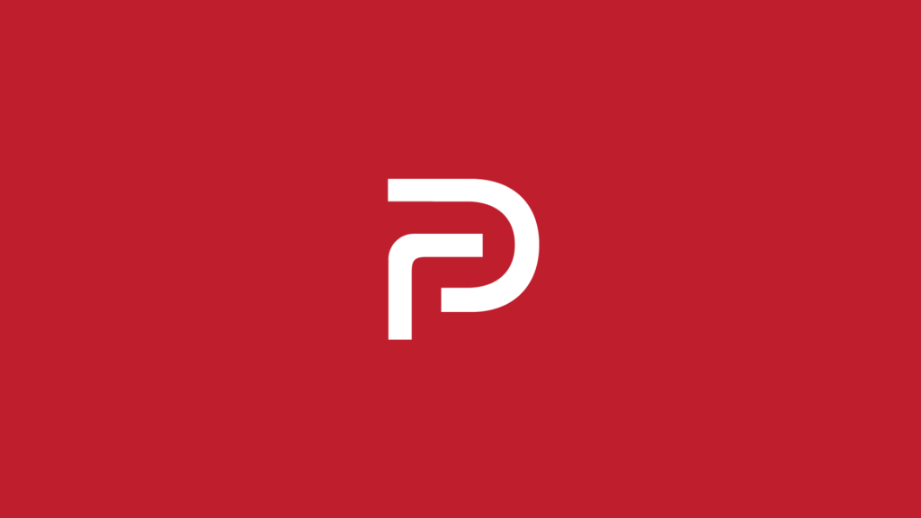 Le logo de Parler // Source : Parler Le logo de Parler // Source : Parler