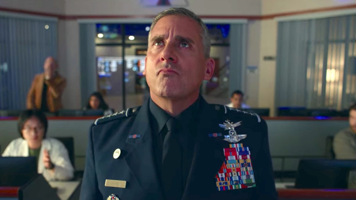 Steve Carell dans Space Force // Source : Netflix Steve Carell dans Space Force // Source : Netflix