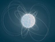 Vue d'artiste d'une étoile à neutrons. // Source : ESA