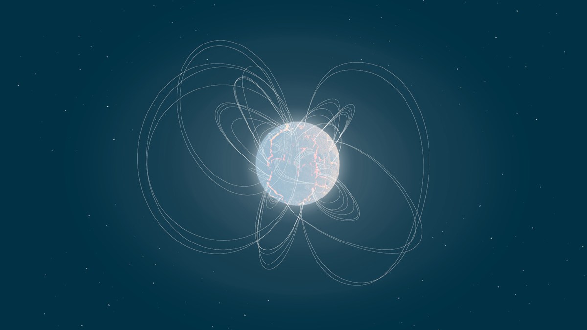 Vue d'artiste d'une étoile à neutrons. // Source : ESA Vue d'artiste d'une étoile à neutrons. // Source : ESA