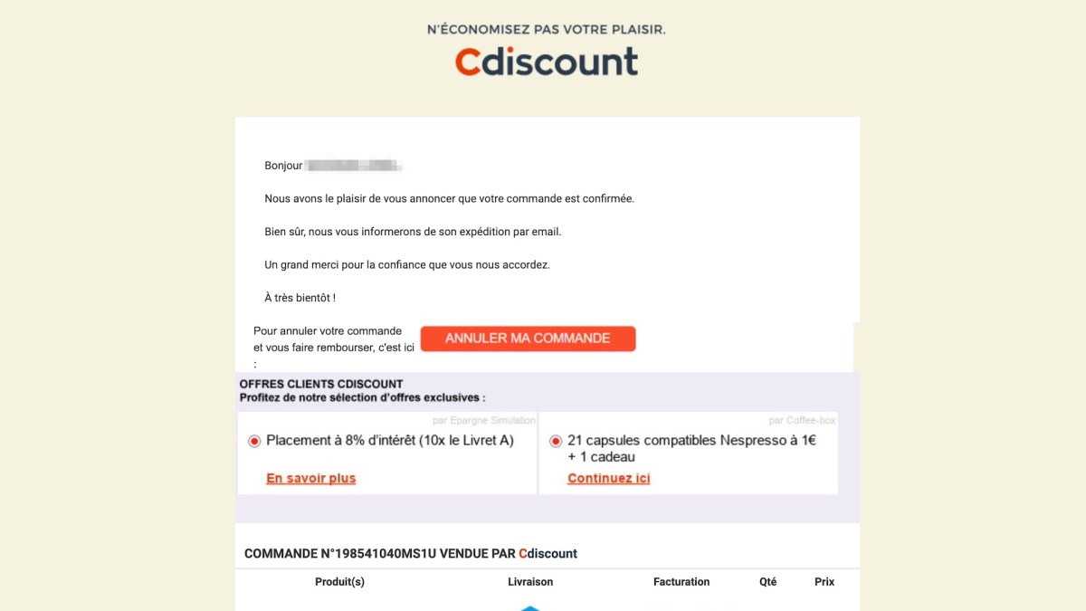 Cdiscount couv Cdiscount couv