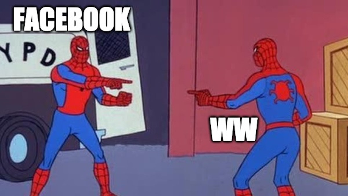 Facebook crée WW, un Facebook alternatif pour les bots. // Source : Meme par Numerama Facebook crée WW, un Facebook alternatif pour les bots. // Source : Meme par Numerama