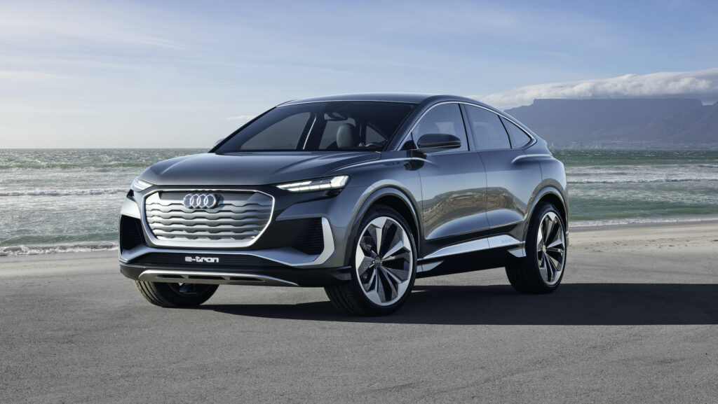 Audi Q4 Sportback e-tron // Source : Audi Audi Q4 Sportback e-tron // Source : Audi