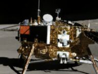 Chang'e 4 pris en photo par Yutu-2. // Source : Flickr/CC/CNSA