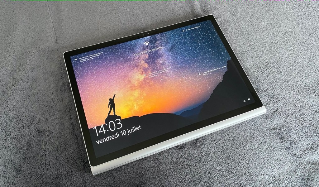 Le Microsoft Surface Book 3 // Source : Maxime Claudel pour Numerama Le Microsoft Surface Book 3 // Source : Maxime Claudel pour Numerama