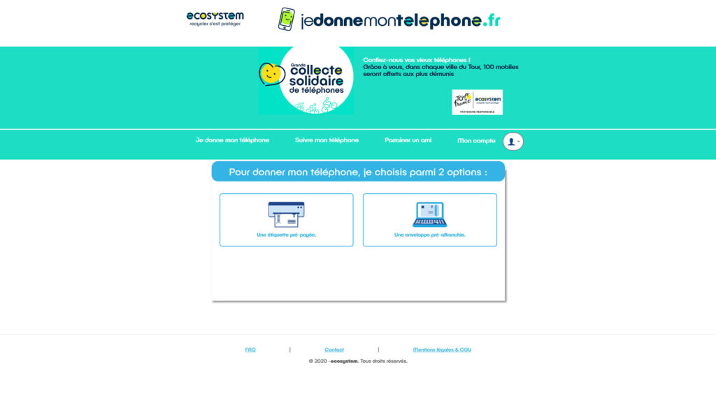Je donne mon téléphone