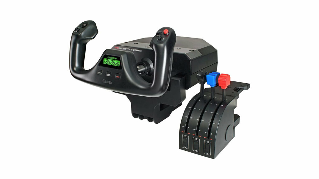Yoke & Throttle // Source : Logitech Yoke & Throttle // Source : Logitech