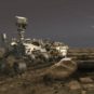 Vue d'artiste du rover Perseverance sur Mars. // Source : NASA/JPL-Caltech